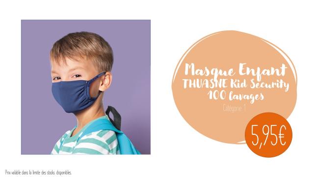 Masque enfant 100 lavages - Thuasne kid security